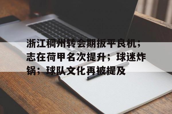 九游体育下载-包含浙江稠州转会期扳平良机;志在荷甲名次提升;球迷炸锅;球队文化再被提及的词条